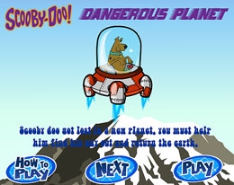 Игра Скуби Ду опасная планета