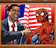 Игра Барак Обама и Человек Паук