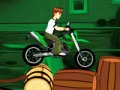 Игра Бен 10 езда на мотоцикле