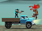 Игра Отстрел зомби с грузовика