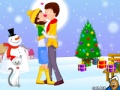 Игра Рождественская любовь: поцелуи