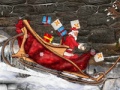Игра Санта доставляет подарки